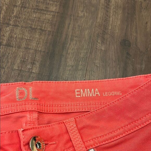 DL 1961 “Emma” Red 4 Way Stretch Legging Jeans, 26 - Picture 10 of 13